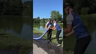 Sání z rybníka | Pěkov | SDH Bukovice