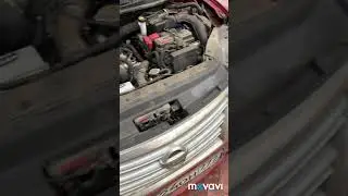 Замена лампы в габаритах на Nissan Sentra