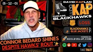 REKAP: 🏒 Chicago Blackhawks 7-3 loss to Columbus Blue Jackets. ‘They were blacked out in Columbus.’
