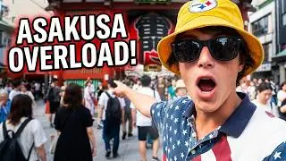 So many people in Tokyo!! 浅草市場を散策