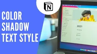 Color Shadow Text Style in Notion