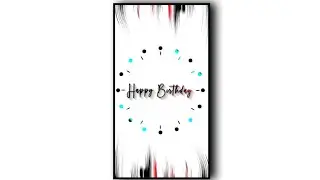 Happy Birthday Black Screen Lyrics Template Video. Kinemaster Birthday Template Video #kinemaster