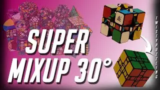 Super 3x3x3 Mixup cube a.k.a. Mixup Ultimate cube Tutorial