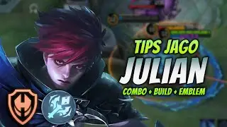 CARA MAIN JULIAN BUFF ! BUILD & EMBLEM JULIAN TERSAKIT 2023 ! | JULIAN MID LANE GAMEPLAY