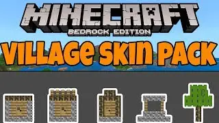 Minecraft Bedrock: Village Skin Pack [MCPE/W10]