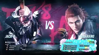 KR4DN355 (Jack-8) Vs ericcatman123 (Hwoarang) Ranked Match