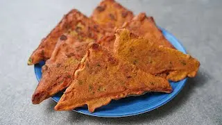 After discovering this recipe, I just want to make bread like this! Besan Egg Bread Toast Recipe