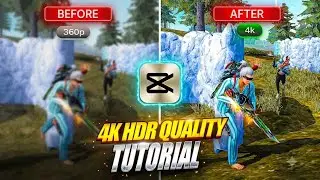 How to increase 4K HDR Quality in Capcut 🤩(ULTRA HDR)🔥 || 