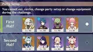 [Genshin Impact] 3.5 Spiral Abyss Floor 9-Nahida and Eula Carry