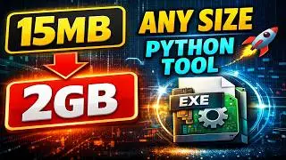 Increase EXE Size from 15MB to ANY Size (Up to 2GB) | Python Tool 🚀