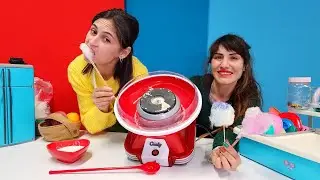 Ümit bütün parasıyla pamuk şeker yapma makinesi almış! Ayşe ve Ümit'in macerası
