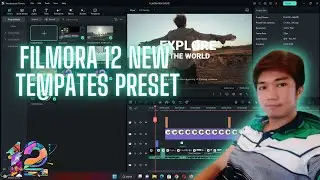 FILMORA 12 | NEW PRESET TEMPLATES | HOW TO EDIT VIDEO IN FILMORA 12 CREATE TEMPLATES TUTORIAL