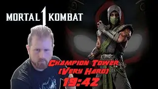 First World Record! Mortal Kombat 1 Speedrun - Very Hard - Champion Tower!