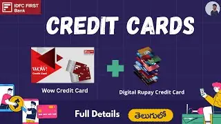 IDFC First Bank Credit Card Apply Online | IDFC WOW Credit Card | Digital Rupay Credit Card l #idfc