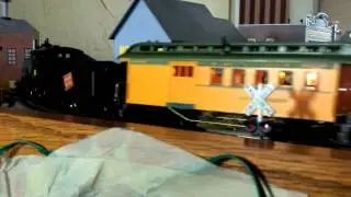 Strasburg Model Railroad- #89 slipping under heavy load, 2/19/12