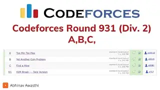 A,B,C,D1 | Codeforces Round 931 Solutions | Find a Mine | Yet Another Coin Problem | Too Min Too Max