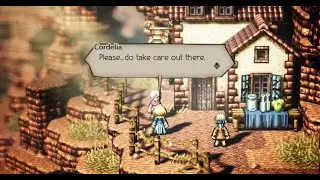 Cordelia wishes Therion for safe travels