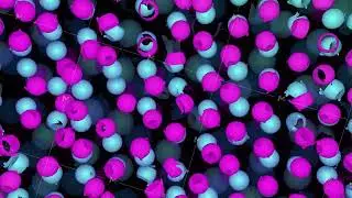Blue and pink cells High quality 4k footage