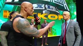 Cody Rhodes After Getting Smacked by The Rock