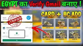How To Create Egypt Gmail Account || Egypt Server Bc Purchase Pubg lite || Card & Bc Purchase