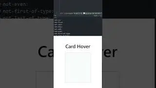 This card hover effect is suprisingly easy to do with tailwind 