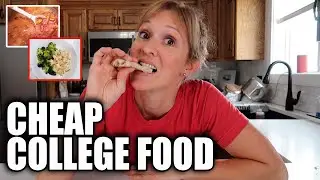 Cheap meals I ate in college | Cook with me on a budget