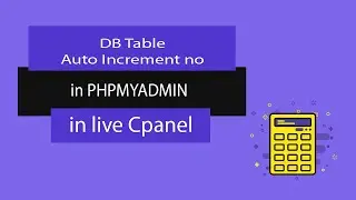 Change table's auto increment number in phpmyadmin in Live cPanel database