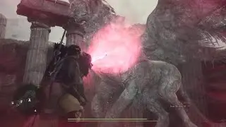 This is what happens if you use Medusa's head on the Sphinx in Dragon's Dogma 2