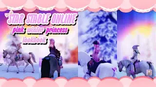 ♡ star stable: pink princess winter lookbook ♡