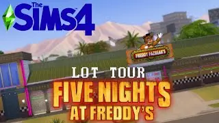 The Sims 4: Freddy Fazbear's Pizza Lot tour