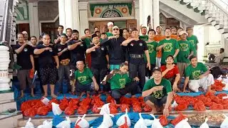 Potong hewan qurban  iedhul Adha 2022  team eksekutor pisangan juleha Indonesia Jakarta timur.