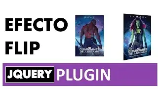 Efecto flip con jQuery y bootstrap (Fácil, rápido y efectivo )