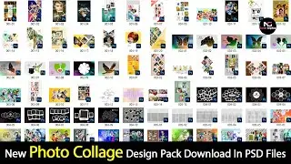 New Photo Collage Design In PSD Files | Noreen Graphics |