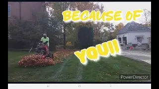 YOU Were My Motivation | Cleanups Have Begun  #lawncare #badboymowers #leafcleanup  #toroeeyewear
