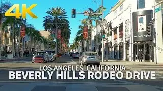 [4K] Driving Rodeo Drive | Beverly Hills, Los Angeles, California #subscribe