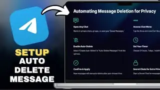How to Set Up Auto-Delete Messages in Telegram in SECONDS!