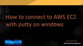AWS tutorials for beginners  | How to Connect to AWS EC2 instance with putty on windows