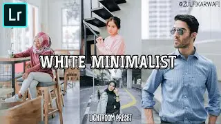 White minimalist Lightroom preset | Free Download XMP & DNG | Tutorial edit foto White minimalist