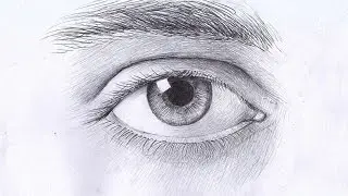 Как рисовать ГЛАЗ карандашом. Урок 57. How to Draw a Realistic Eye. Lesson 57