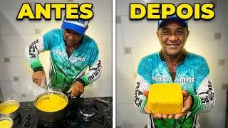 This HOMEMADE BAIT is Inflatable for .. #piapara #piau # Pacu #Polenta #Press @casalamigopescador
