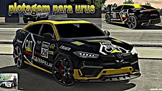 plotagem para lamborghini urus (car parking multiplayer)