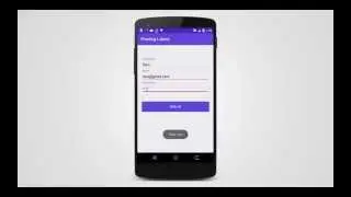 Android Material Design Floating Labels (Demo)