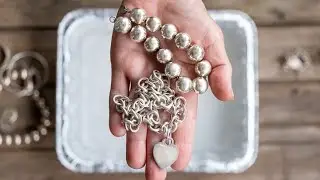 Cleaning silver with Ez case tumbler
