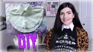 DIY Wednesday Addams Collar (detachable collar)