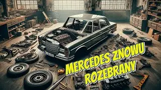 SILNIK SIĘ NIE ZEPSUŁ, ALE ROZBIERAM GO SOBIE! DOPIESZCZANIE MERCEDESA W123 300TD