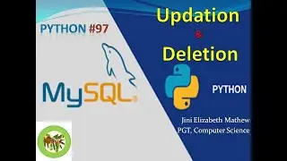 Python #97 Update & Delete MySQL Table Records