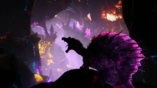 Ark Survival Evolved Taunting a Spino Funny Video #shorts (RIXSTA)(HD)