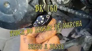 DK 160 - HOW TO REPLACE THE GEAR SENSOR #dk160 #haojue #moto #sensor #gear #suzuki