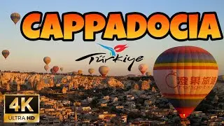 Cappadocia, Turkey Relaxing 4K Drone Video | Nevşehir Kapadokya Havadan Çekim