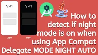 Android - How to detect if night mode is on when using App Compat Delegate MODE NIGHT AUTO